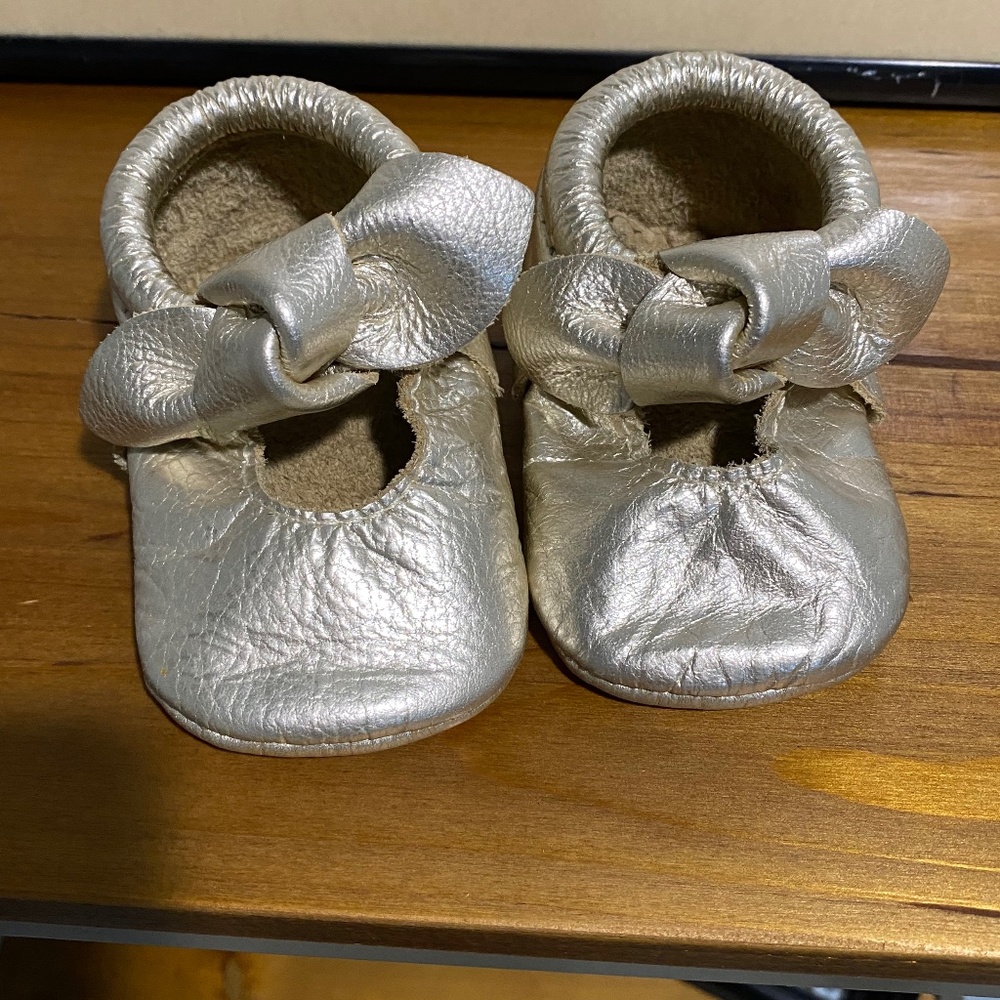 Platinum Freshly Picked Moccasins